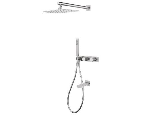 Душевая система Abber Rund AF8717SP цвет Сатин