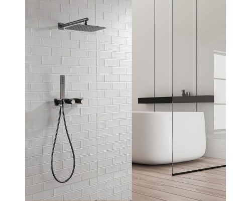 Душевая система Abber Rund AF8718NG цвет Никель