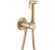 Гигиенический душ со смесителем Abber Wasser Kreis AF8125G Золото матовое