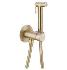 Гигиенический душ со смесителем Abber Wasser Kreis AF8125G Золото матовое