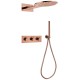 Душевая система Abber Wasser Kreis AF8151RG c термостатом цвет Розовое золото