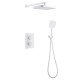 Душевая система Abber Weiss Insel AF8051W с термостатом Белая