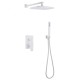 Душевая система Abber Weiss Insel AF8018FW Белая матовая