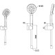 Душевой гарнитур Allen Brau Eclipse 5.E1005-00 Хром