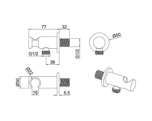 Шланговое подключение Allen Brau Priority 5.31015-31 Черное матовое