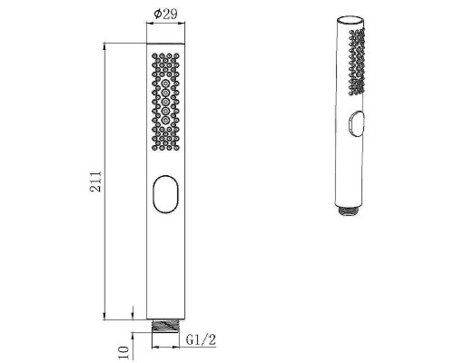 Ручной душ Allen Brau Priority 5.31A20-00 Хром