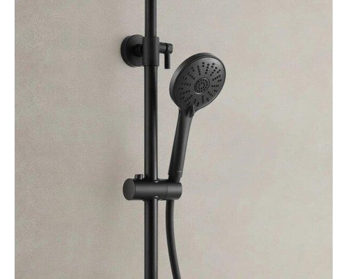 Душевая система Arrow AG3317SHMB с термостатом цвет Черный матовый