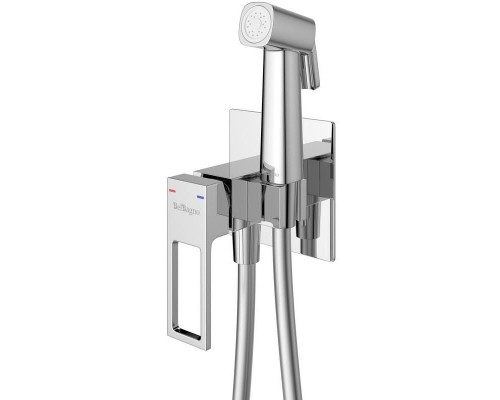 Гигиенический душ со смесителем BelBagno Luce LUC-HGN-CRM Хром