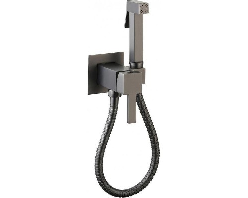 Гигиенический душ со смесителем CeramaLux KBS/008 Оружейная сталь
