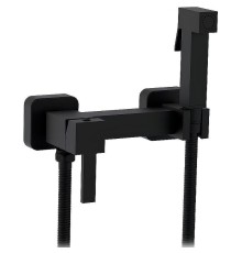 Гигиенический душ со смесителем CeramaLux DBS/001 Черный матовый