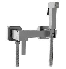 Гигиенический душ со смесителем CeramaLux DBS/008 Оружейная сталь