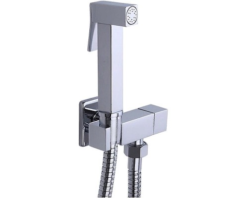 Гигиенический душ с запорным вентилем Frap F7502 Хром