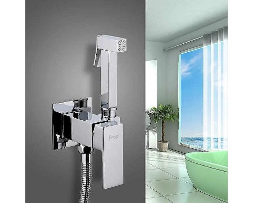 Гигиенический душ со смесителем Frap F7506 Хром