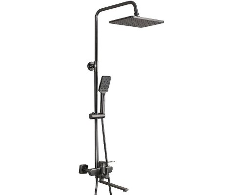 Душевая система Frap H62-9 F2462-9 Оружейная сталь