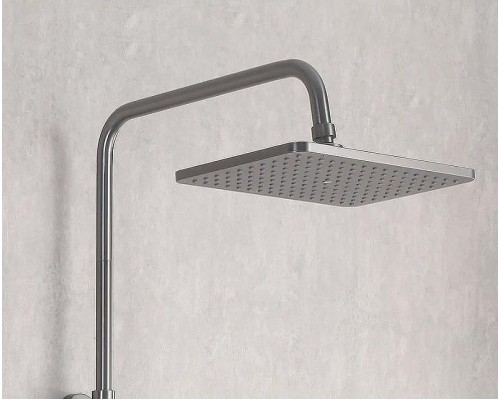 Душевая система Frap H62-9 F2462-9 Оружейная сталь