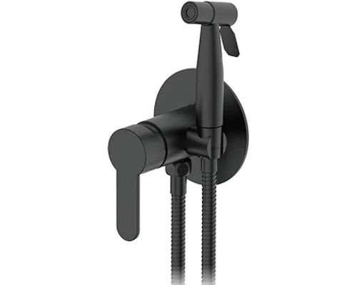 Гигиенический душ со смесителем Frap H801-6 F72801-6 Черный матовый