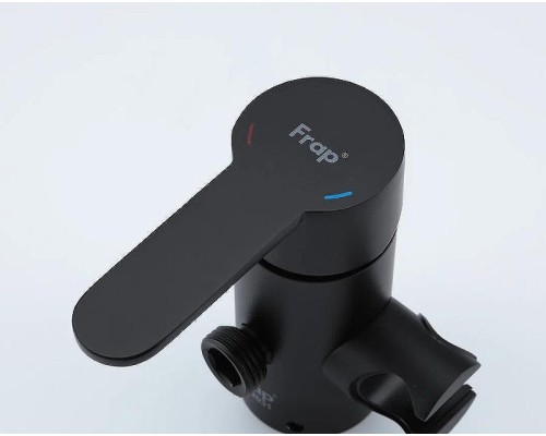 Гигиенический душ со смесителем Frap H801-6 F72801-6 Черный матовый