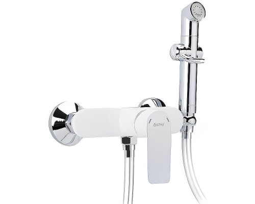 Гигиенический душ со смесителем Gappo G48 G2048-8 Белый Хром