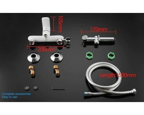 Гигиенический душ со смесителем Gappo G48 G2048-8 Белый Хром