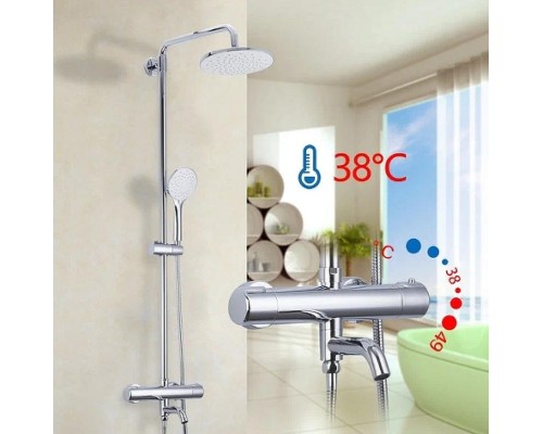 Душевая система Gappo G90 G2490 с термостатом Хром