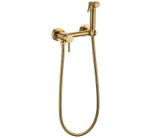 Гигиенический душ со смесителем Grocenberg GB103N-GL Золото брашированное