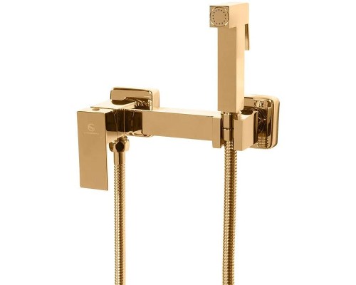 Гигиенический душ со смесителем Grocenberg GB101NGO Золото