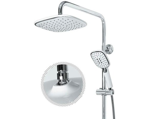 Душевая система Grocenberg GB7010WC Белая Хром