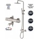 Душевая система Grocenberg GB7005NK с термостатом Никель