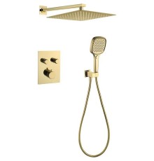 Душевая система Grocenberg GB5040GO с термостатом Золото