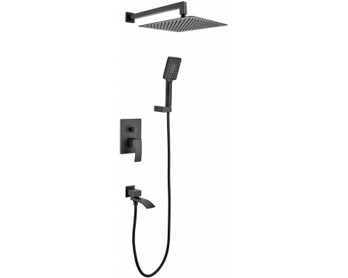 Душевая система Grocenberg GB5007BL Черная матовая