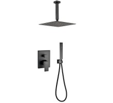 Душевая система Grocenberg GB5089BL-4 Черная матовая