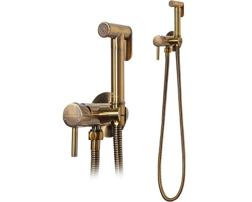 Гигиенический душ со смесителем Grocenberg GB001BR Бронза