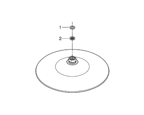 Верхний душ Grohe Euphoria 260 26455000 Хром