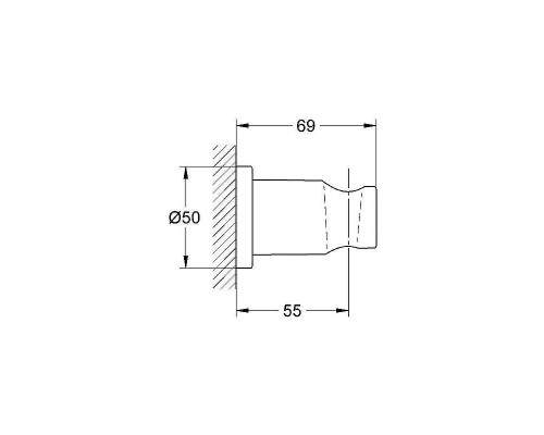 Держатель ручного душа Grohe Rainshower 27074000 Хром