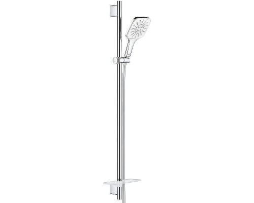Душевой гарнитур Grohe Rainshower SmartActive 26586LS0 Белая луна Хром