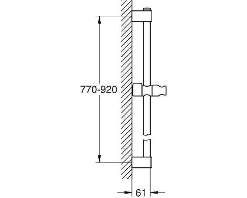 Душевая штанга Grohe Tempesta 27524001 Хром