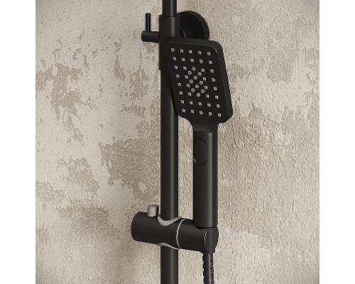 Душевая система Grossman Cosmo 500.K35.02.210 Черная матовая