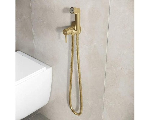 Гигиенический душ со смесителем Grossman Solis 502.K35.07.320 цвет Золото брашированное