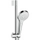Душевой гарнитур Hansgrohe Croma Select S 26566400 Хром Белый