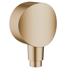 Шланговое подключение Hansgrohe Fixfit S 26453140 Шлифованная бронза