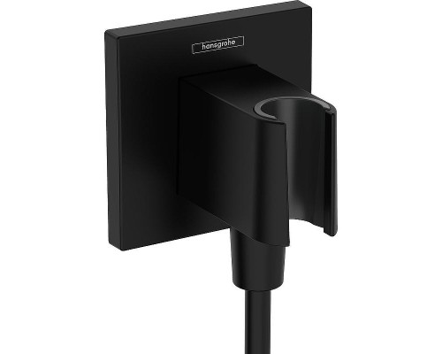 Шланговое подключение Hansgrohe FixFit Porter E 26889670 Черное матовое