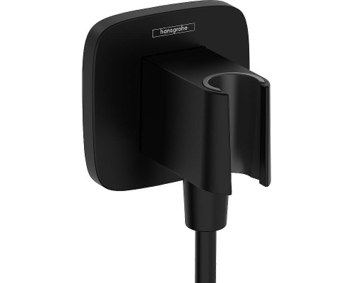 Шланговое подключение Hansgrohe FixFit Porter Q 26887670 Черное матовое
