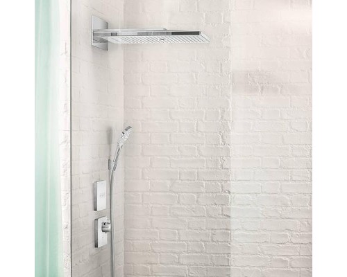Шланговое подсоединение Hansgrohe Fixfit Square 26455990 с клапаном обратного тока Полированное золото