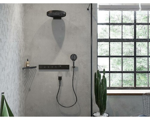 Держатель ручного душа Hansgrohe Porter E 28387670 Черный матовый