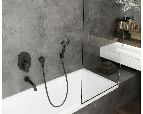Держатель ручного душа Hansgrohe Porter S 28331670 Черный матовый