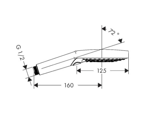 Ручной душ Hansgrohe Raindance Select S 26530140 Бронза матовая
