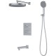 Душевая система Iddis Duna DUNSBSTi68 с термостатом Хром