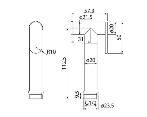 Гигиенический душ Iddis Optima Home 020BBLGi20 Черный