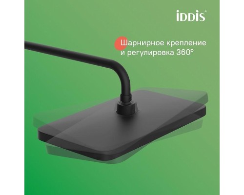 Душевая система Iddis Parker PARBL3Fi06 Черная матовая