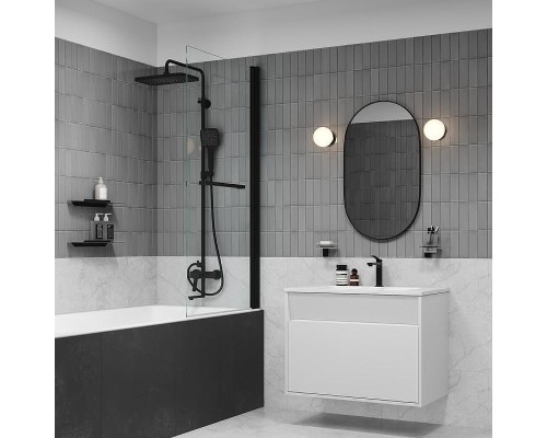 Душевая система Iddis Parker PARBL3Fi06 Черная матовая